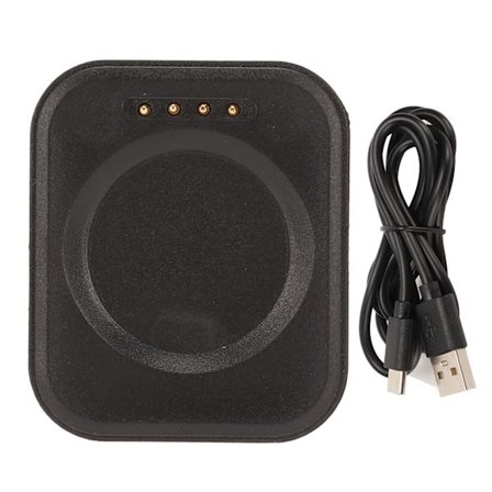 USB Magnetisk Laddningsstation Laddningsdocka Smart Watch USB kabelladdare för Oppo Watch 2 3 3Pro Black