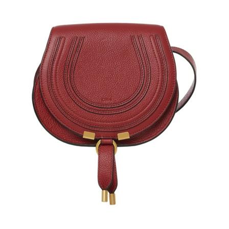 Chloé, Mini Marta Bag Rood, Dames, Maat:ONE Size,voering