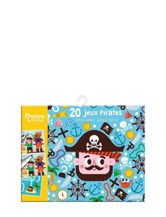 My Games Pouch - 20 Pirates Games Patterned Auzou