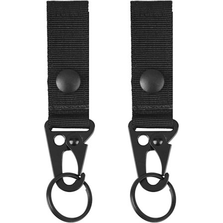 Taktisen vyön avaimenpidin Avainnauha Vyöklipsi Verkkohihna Solki Vyöavainrengas Retkeilyyn Ulkoilmaan Leirintään Vaellukseen