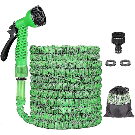 Fleksibel hageslange, 15m 50ft fleksibel slange hageslange, fleksibel slange