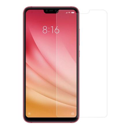 Xiaomi Mi 8 Lite arc edge tempePunainen lasi näytönsuoja Transparent