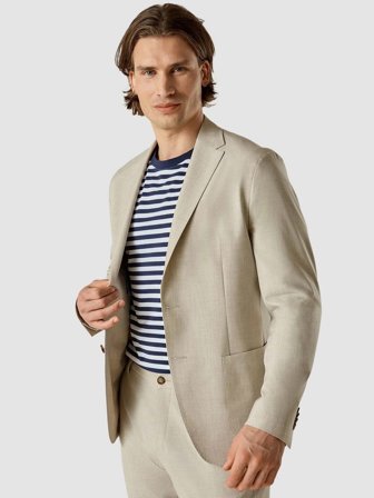 Shaping New Tomorrow - Tech Linen Blazer - Sandshell - Regular Fit - Herren - Größe S