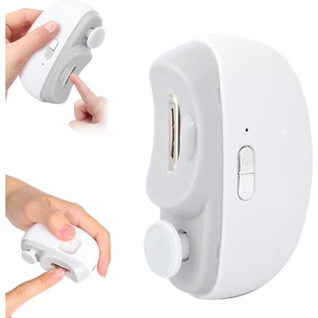 Elektrisk negleklipper til tånegle 2 i 1 Klipning og slibning til plejepersonale, ældre, voksne og børn