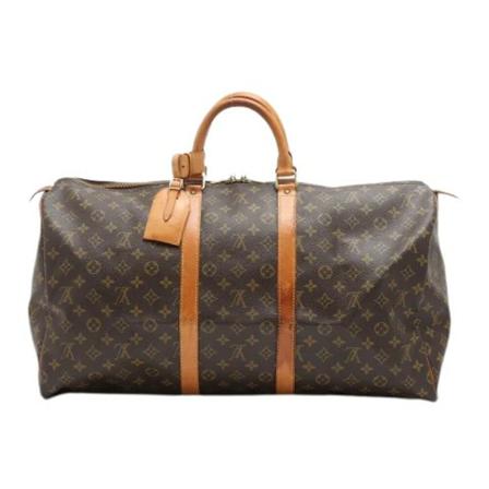 Louis Vuitton Vintage, Pre-owned Keepall 55 Monogram Bag Bruin, Dames, Maat:ONE Size