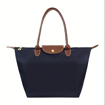 Vattentät dumpling-handväska i nylon, hopfällbar resväska med stor kapacitet, avslappnad shoppingväska för en axel