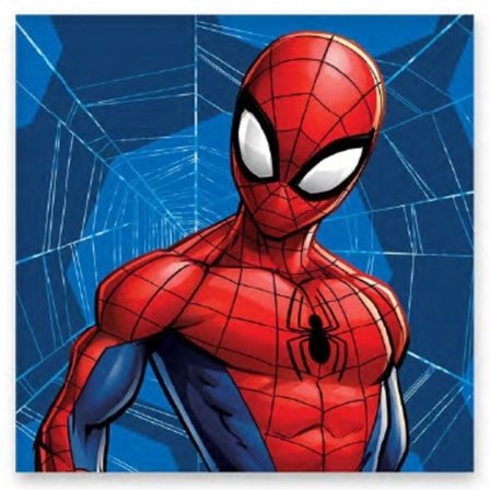 Spider-Man Handduk, Ansiktshandduk, Duk 30x30 cm - Perfekt för Superhjältefans!