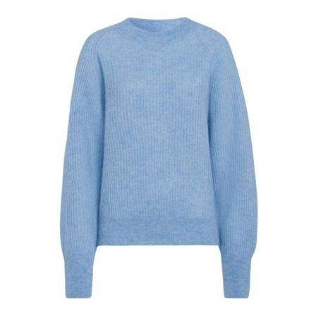 IVY OAK Kirsten Jumper Blå, Dame Striktrøjer