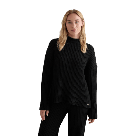 aim'n Rib Knit Sweater Tröjor Dam Svart L