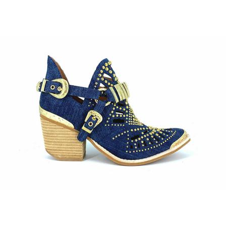 Jeffrey Campbell Støvler Blå, Dame, Størrelse: 39 EU