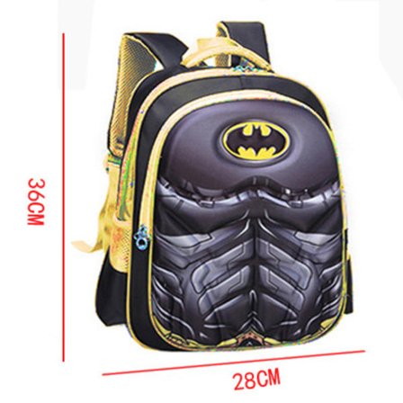 Elementary school tecknad ryggsäck pojke ryggsäck Batman Trumpet