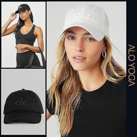 Alo Yoga Unisex Baseball Cap med Broderet Andebilled - Solbeskyttelse Solhat