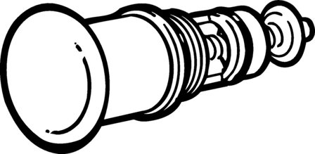 Gustavsberg GB41635175 01 Suojatulppa, Kylpyhuone