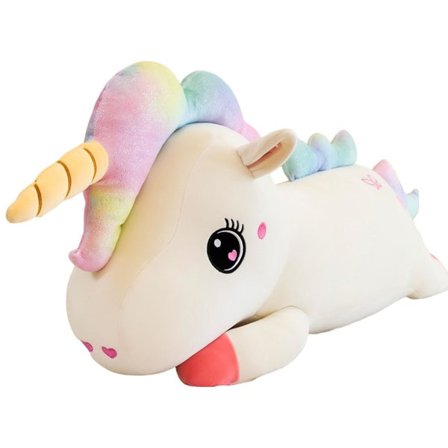 65 cm enhjørning plysjleketøydukker som er motstandsdyktige mot å dra Klemmegave til jente Kvinner elsker kjæreste