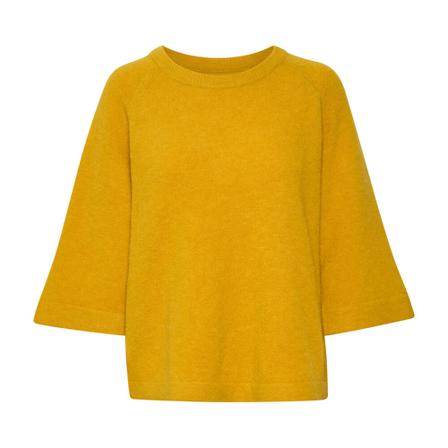 Part Two Round-neck Strik Gul, Dame Striktrøjer