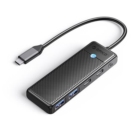 Hub USB-C Orico PAPW2AC-C3 dockningsstation 2x USB-A 3.0 + 2x USB-C 3.0 - svart