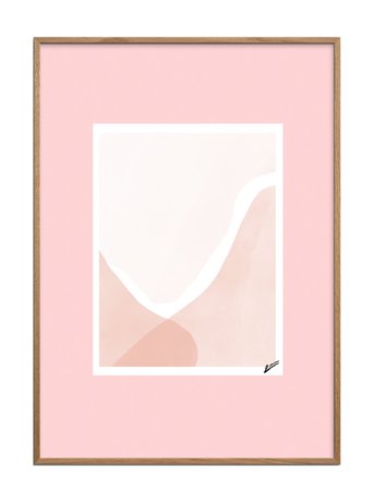 Poster & Frame N. Atelier - Rouge Ii - Pink - 50X70CM