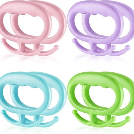 Förpackning med 8 handtag shopping bag hållare shopping bag handtag