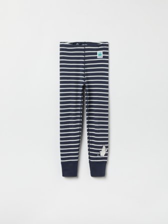 Polarn O. Pyret - Striped Moomin pants - 92 - Childrenswear - blue
