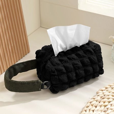 Hengende vevsholder Våtservietter SORT