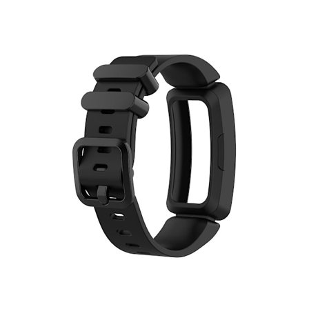 Svart Svart Smartklocka Silikonarmband kompatibelt med Fitbit Inspire Hr (vit)
