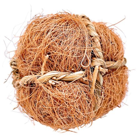 Kanin Tuggleksak Naturlig för hö Gräsbollar Små djur Tänder Slipning Leksaker för hamstrar Marsvin Gerbiler Ra