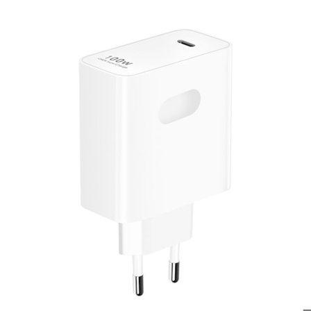 USB-C-laturi - HONOR - 100W - GaN - Äärimmäisen nopea - Valkoinen