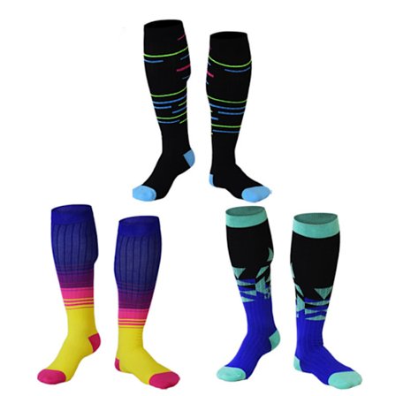 3 Par Ridbyxor Kompressionsstrumpor Sportstrumpor