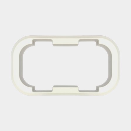 Binnenkader / trimkit voor portlight, wit, geschikt voor Lewmar New Standard (maat 4L)