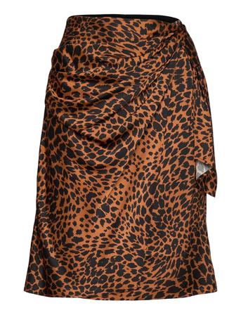 C_Vedina Skirts Wrap Skirts Ruskea BOSS