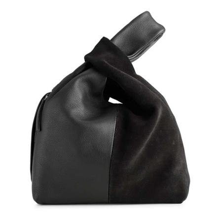Markberg Håndtaske ElviraMBG Suede Mix Sort, Dame Håndtasker, Størrelse: ONE Size