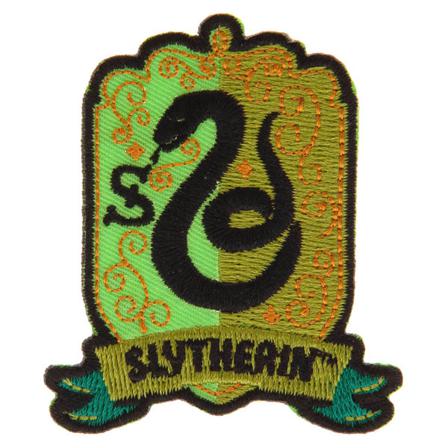 Harry Potter Slytherin Iron On Patch One Size Grön/svart
