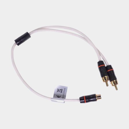 Adapter RCA Fusion, 0.3 metra, z 1x RCA-żeńska do 2x RCA-męska - Jachtowa