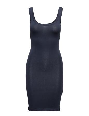 Sue Long Solid 265 Kort Kjole Blå Samsøe Samsøe