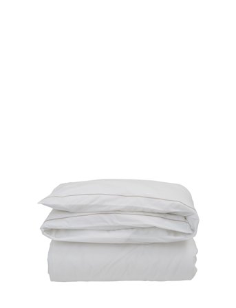 Lexington Home Hotel Percale White/Lt Beige Duvet - White - 140X200CM