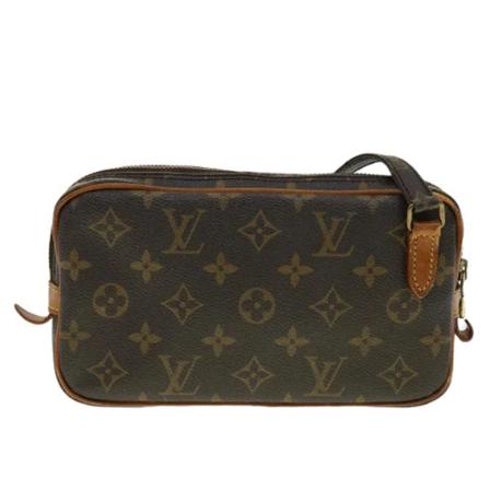 Louis Vuitton Vintage, Pre-owned Canvas louis-vuitton-bags Bruin, Dames, Maat:ONE Size