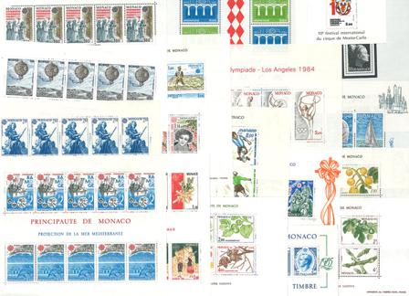 Monaco 1979-1986 - YT 17-34 - Postfrisk miniark