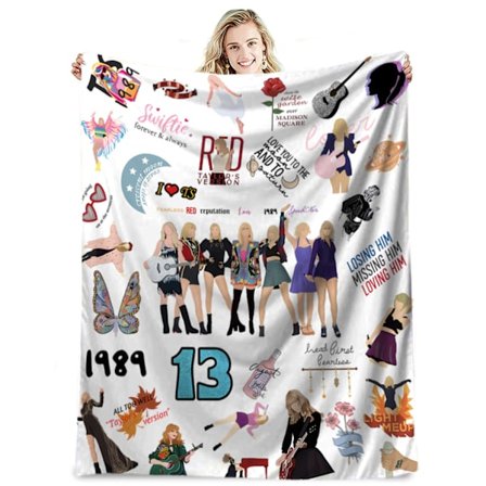 Berømt sanger flanell teppe Taylor Swift gave teppe klimaanlegg teppe lur teppe teppe teppe kjendis teppe