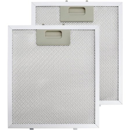 ING 2-delat Fettfilter i Aluminiumnät för Köksfläkt 260 x 230mm, Köksventilationsfilter