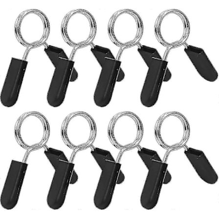 Jousilukot 25 mm, 8 kpl Käsipainolukot Lukituslaite, Jousilukko Käsipaino