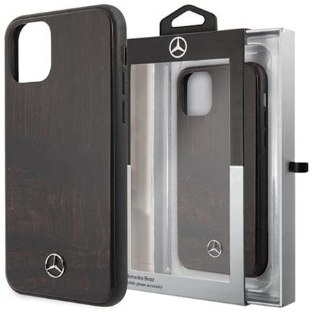 Mercedes Wood Line Rosewood deksel til iPhone 11 Pro Max - brun