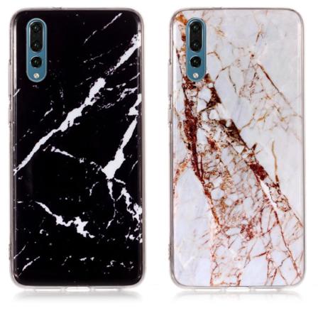 Samsung Galaxy A50 - Skal / Skydd / Marmor Svart