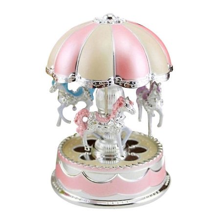 Børn Piger LED Karrusel Musikboks Musikalsk Legetøj{f2}