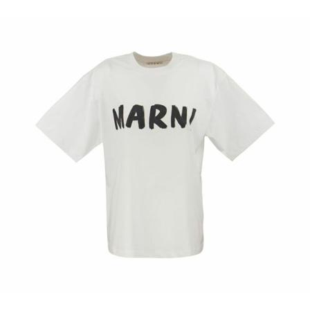 Marni T-Shirts vit, Dam, Dam, Storlek: 2XS