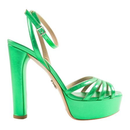 Sergio Levantesi, Very shoes with heel Zielony, Kobieta, Rozmiar: 37 EU