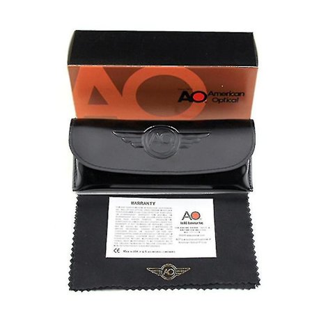 Flygsolglasögon för män och kvinnor 2023 Vintage Märkesdesign Amerikansk armé Militär Optiska Ao Solglasögon Oculos De Sol Masculino Qxuan