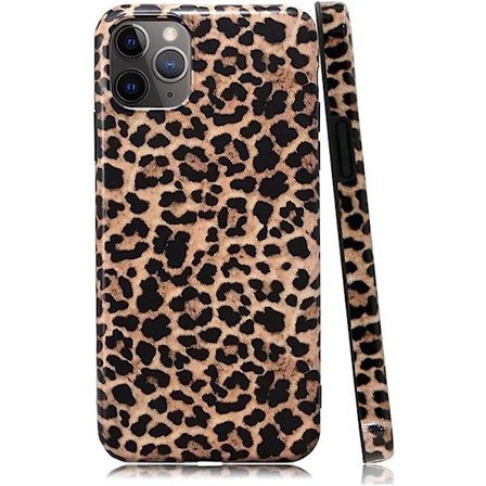 Leopard Cheetah Print telefoncover kompatibelt med Iphone 12 og 12 Pro Girly Design Blødt fleksibelt beskyttende luksuriøst gummigel cover (iphone 12/