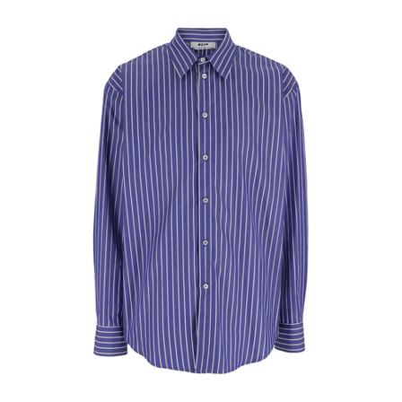 Msgm Casual Shirt Blå, Herre Skjorter