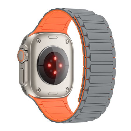 Magnetisk silikonrem för Apple Watch 1/2/3/4/5/6/7/8/9, Apple Watch SE