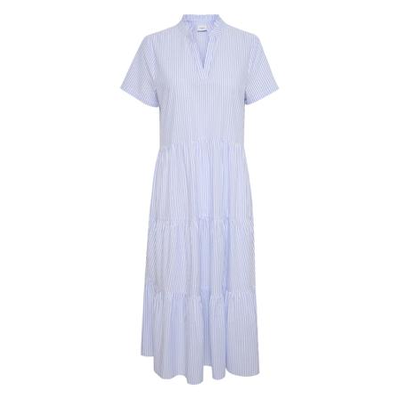 Saint Tropez Elikos Maxi Dress , Blauw , Dames , Maat: S Maxi jurken